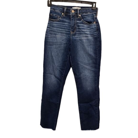 BKE High Rise Mom Jean size 25 Ellie Raw Hem The Buckle Denim - Picture 1 of 8